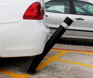 A-resist-eco-semi-flexible-bollards-insallted-car-crushed