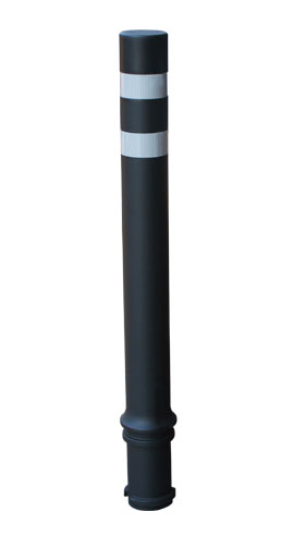  semi-flexible black bollard A-Eco 