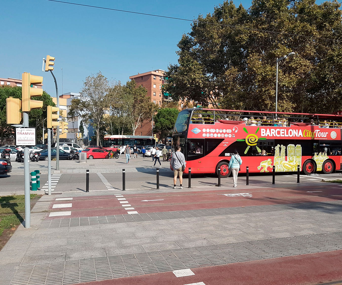 Potelets flexibles A-Flex installés délimiter route