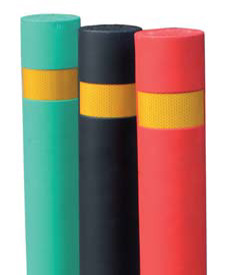 Custom-made-a-resist-flexible-bollards-customized-modified-colors